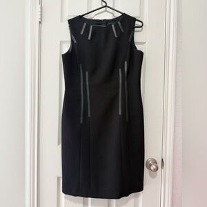 DAVID MEISTER EUC BLACK SLEEVELESS DRESS SIZE 14